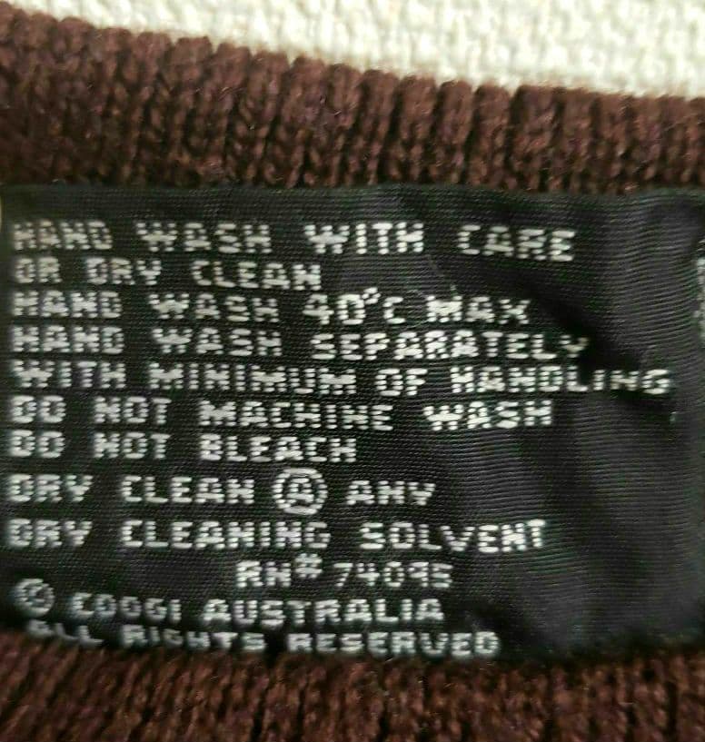 クージー 立体 編込み 3Dニット セーター 総柄 COOGI L