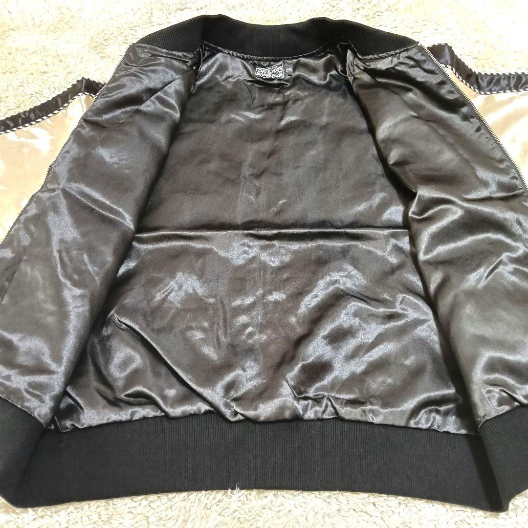 2039 SKULL WORKS スカジャン 鈴蘭 鳳 相撲 刺繍 XXL