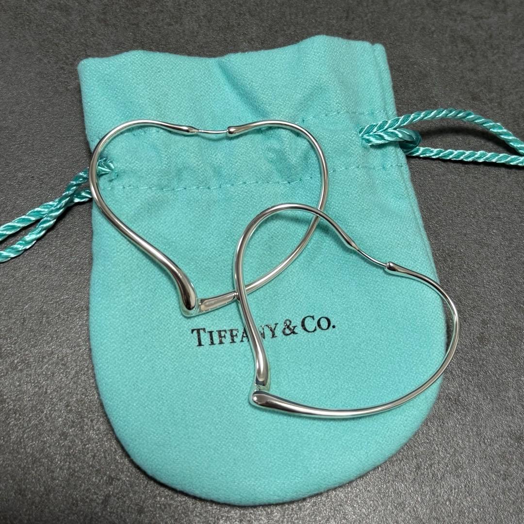 Tiffany&Co. エレサ・ペレッティ　オープンハートフープピアス