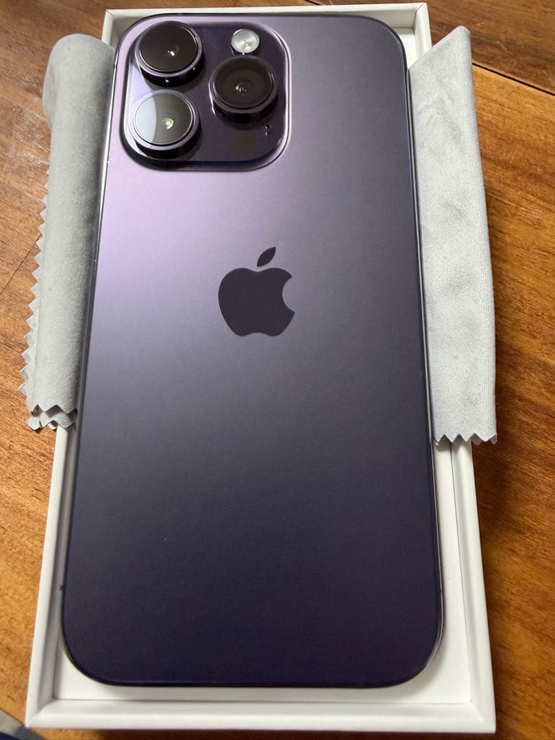 Apple iPhone 14 Pro ディープパープル 本体　昨日発送
