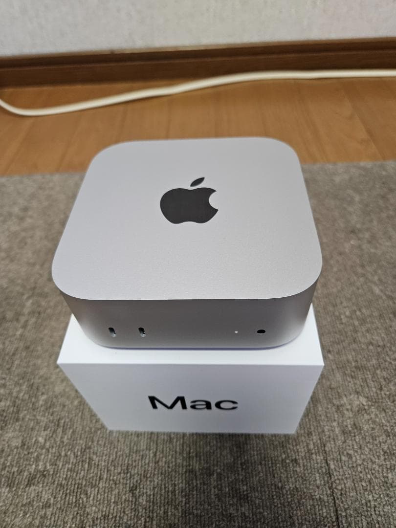 Apple Mac mini M4 メモリ24GB SSD512GB＋ケーブル