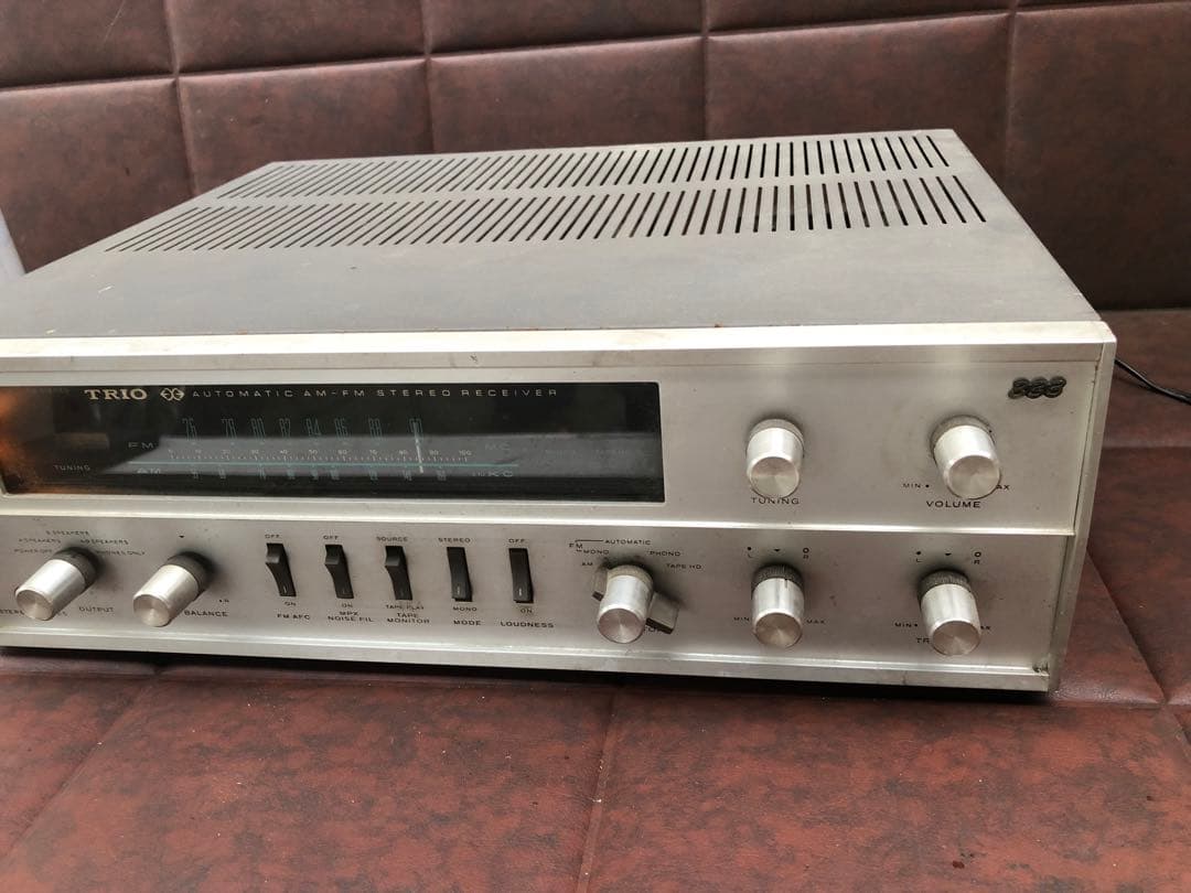 TRIO 真空管式ラジオ W X-333(J055)