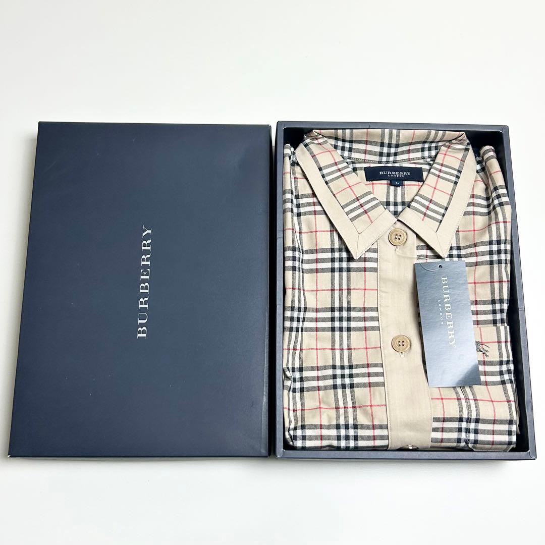 未使用✳︎バーバリーロンドン/パジャマセットアップ/ルームウェア/ノバチェック柄