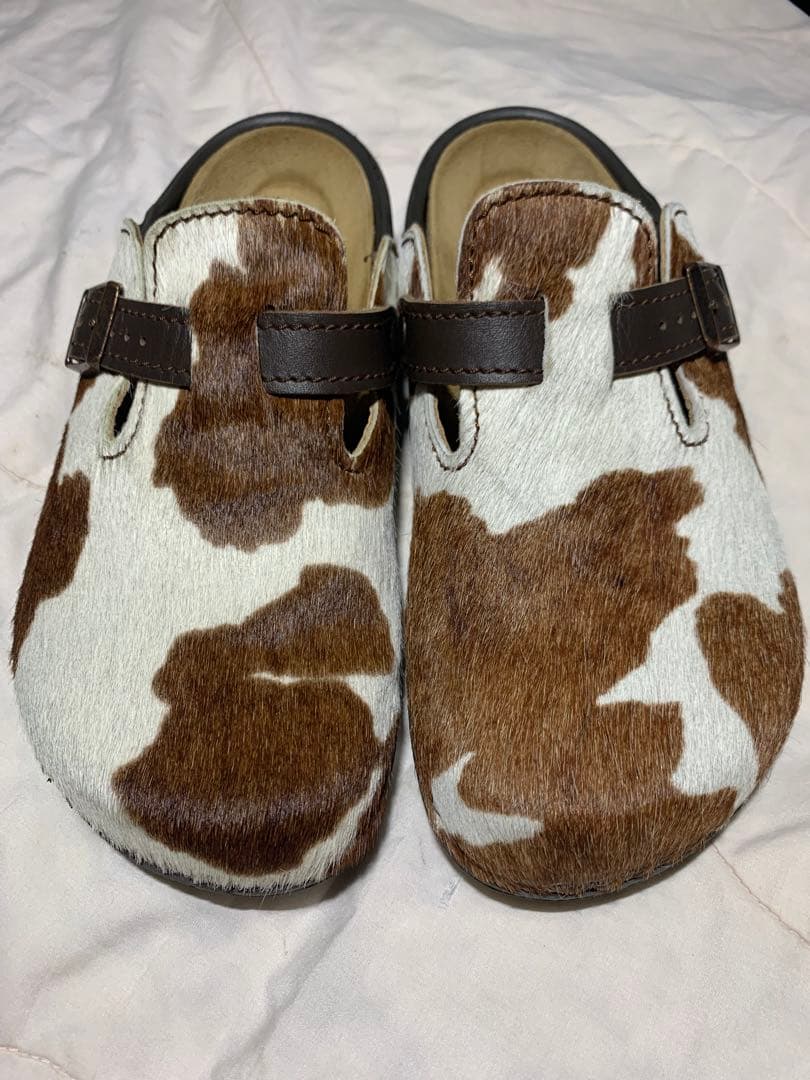 超希少 廃盤 ビルケンシュトック ビルキー ハラコ 牛柄 サンダル 26㎝