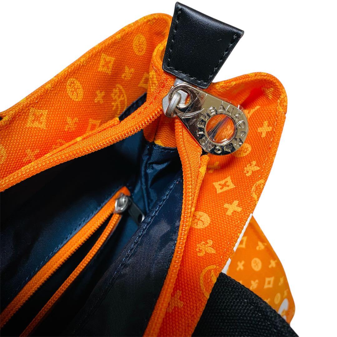 【超希少 限定モデル】カステルバジャック トートバッグ オレンジ 圧巻のデザイン