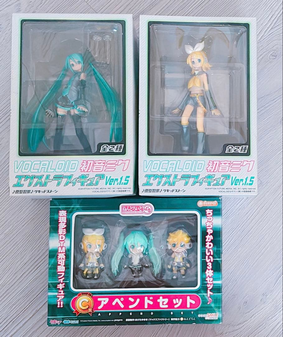 初音ミク　鏡音リン　鏡音レン　フィギュアセット