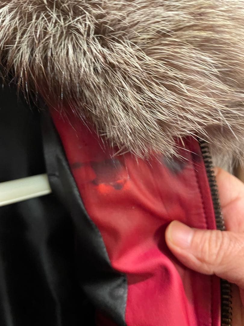 NO ID. レザージャケット サイズ2 シルバーフォックスririジップ