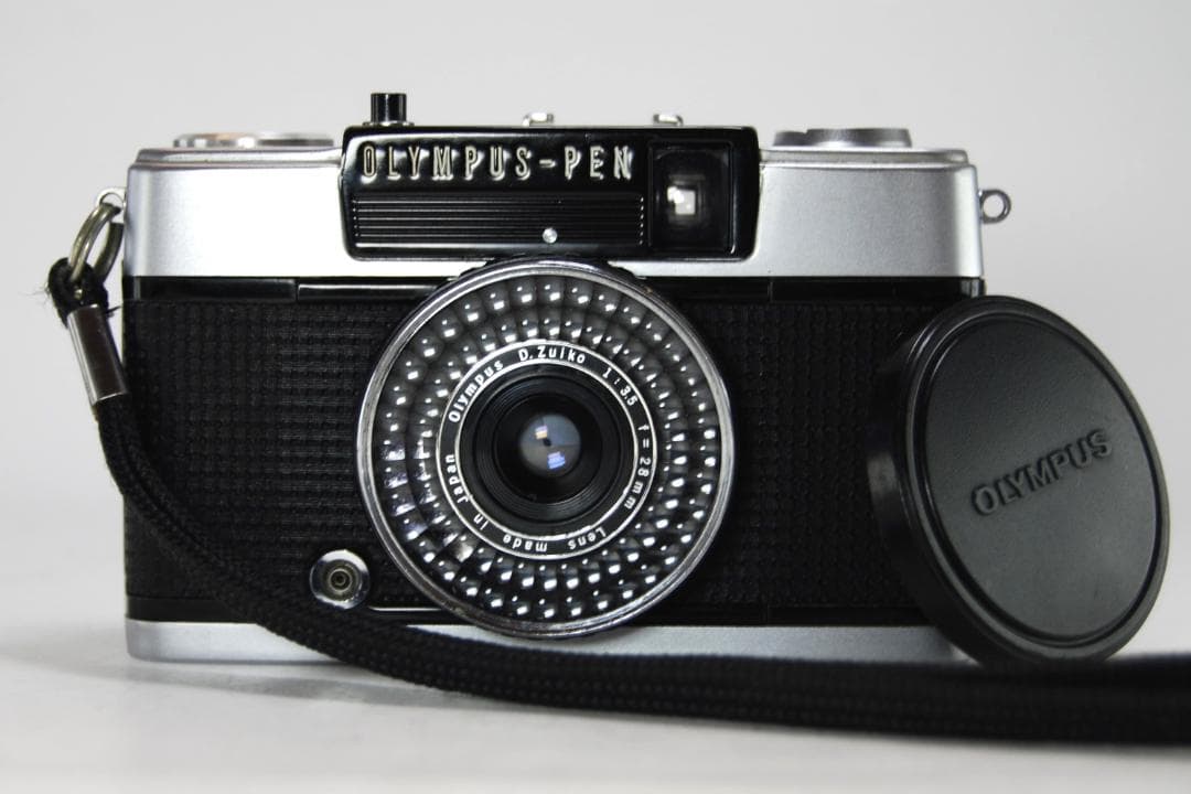 【動作確認済/モルト張替済】★OLYMPUS PEN EE3★ハーフ判 後期型