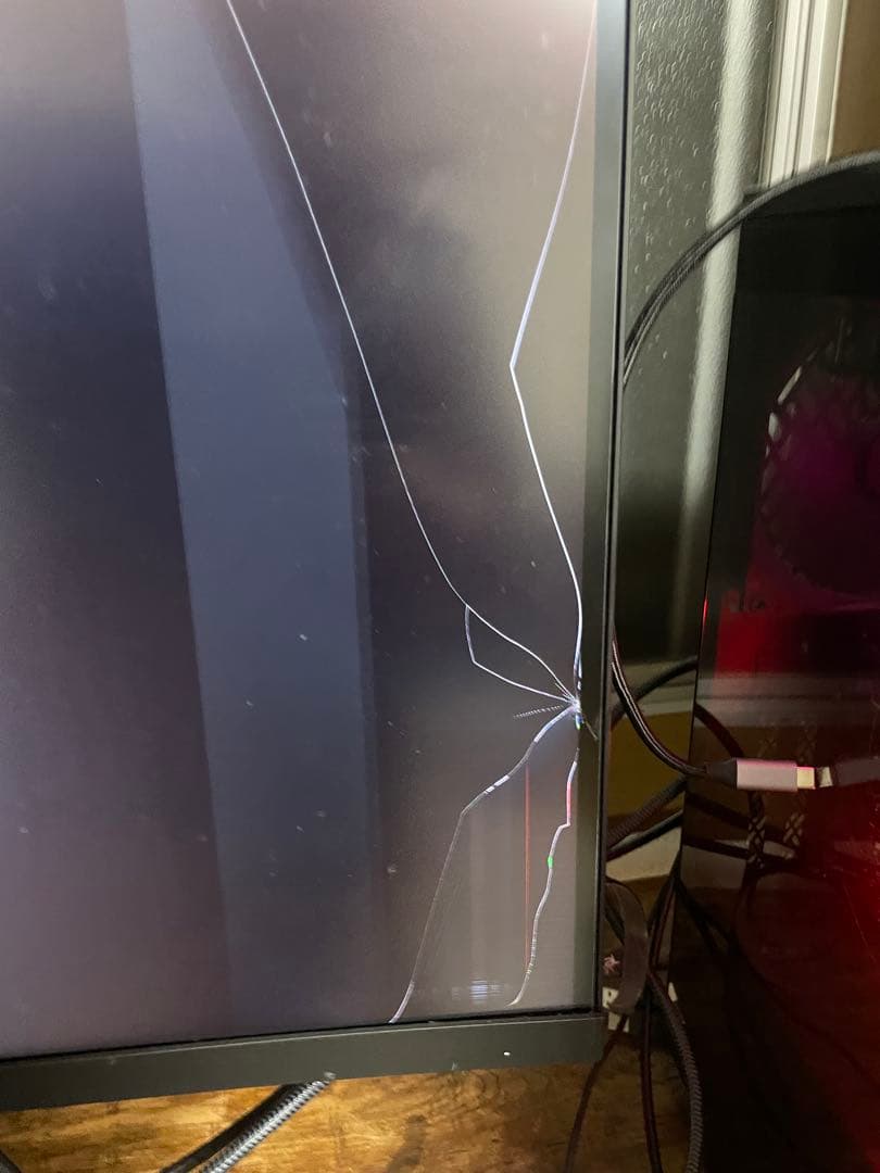 ジャンク HP Z38c 37.5型 曲面モニター 液晶割れ