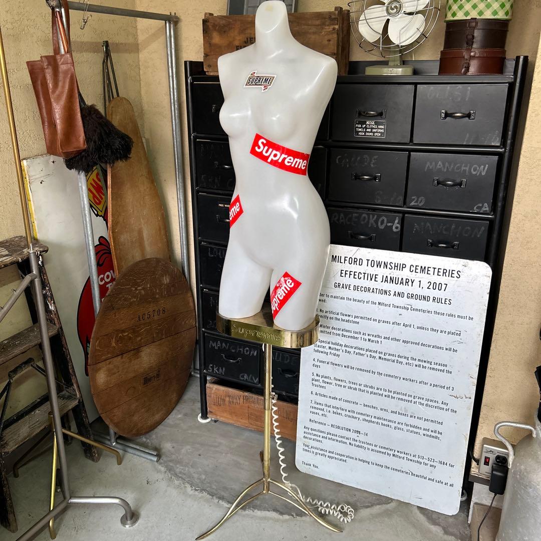 ヴィンテージ 電飾トルソー 照明 マネキン 蚤の市 ライト 店舗什器 シャビー