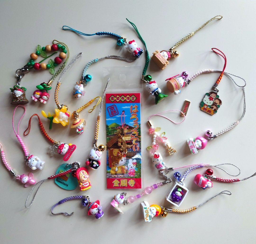 ハローキティ　根付け　まとめ売り　23点