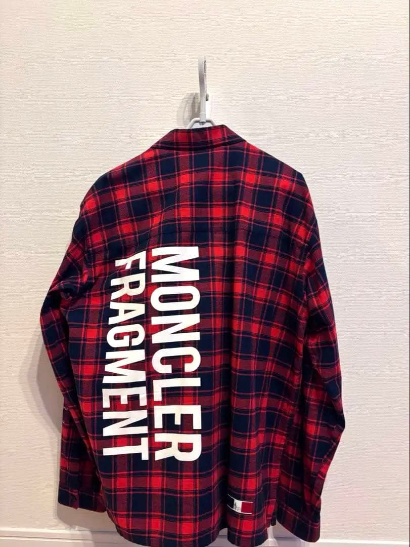 MONCLER モンクレール チェック柄長袖シャツ（XL）