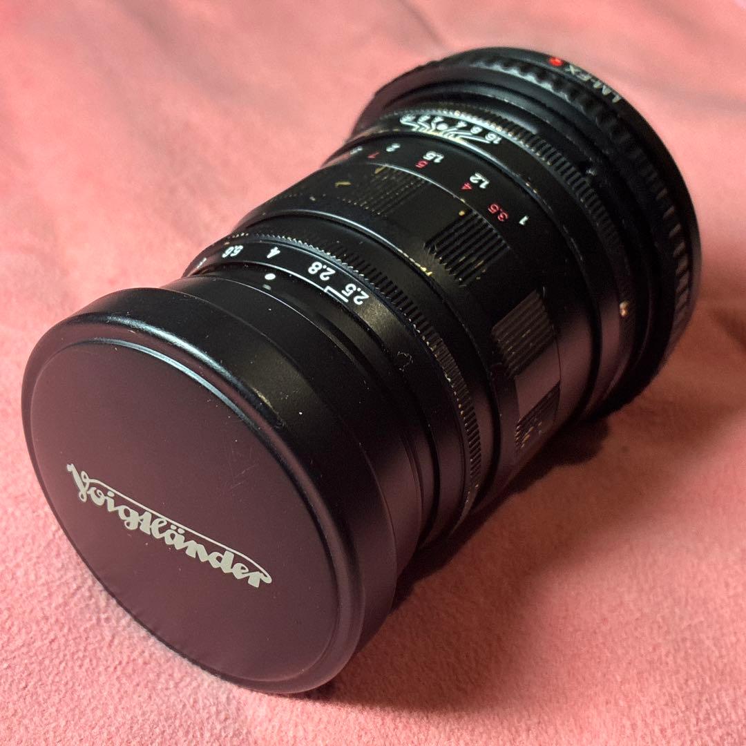 Voigtlander COLOR-HELIAR 75mm F2.5 アダプタ付