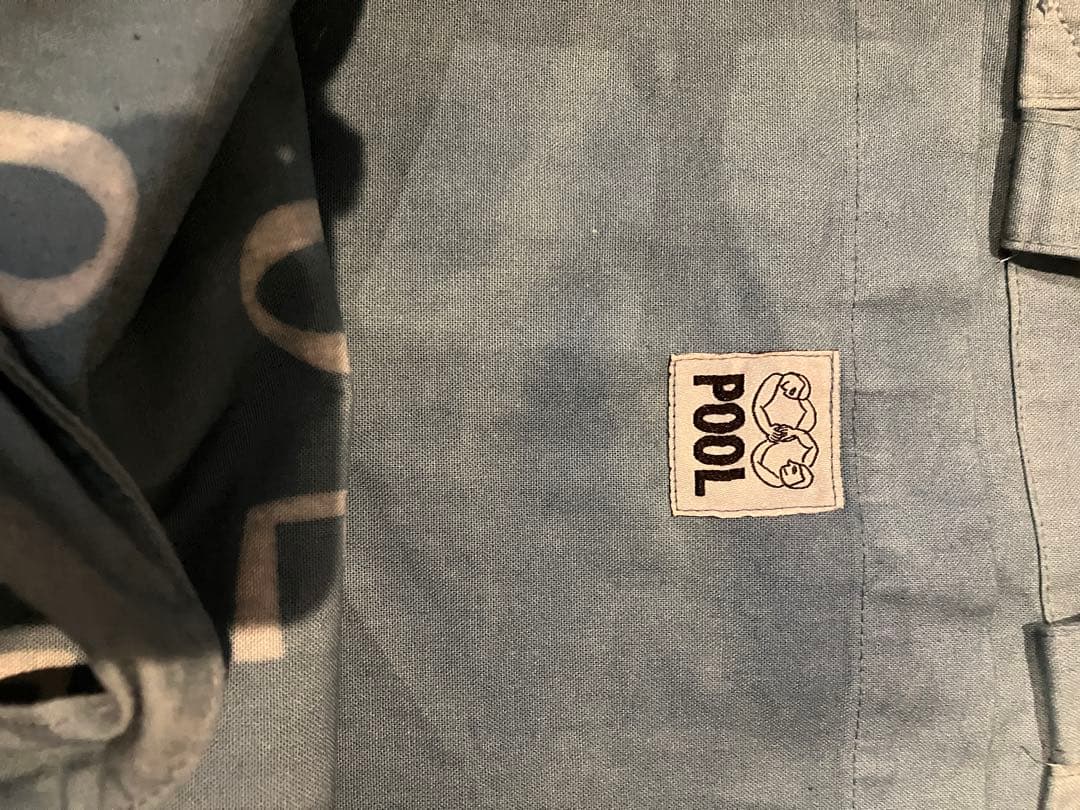 イデーPOOL 武相荘柚木沙弥郎コラボトートバッグインディゴブルー新品タグなし