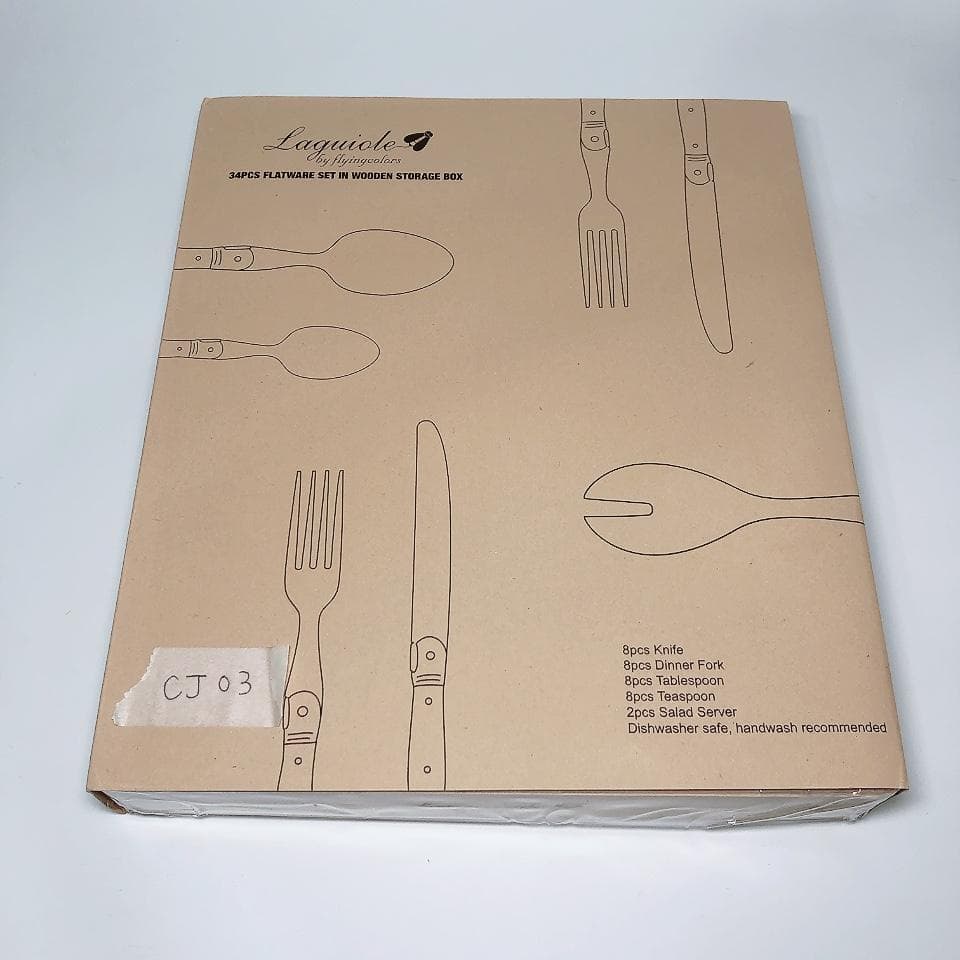 CJ0.3 LAGUIOLE ラギオール（ライヨール） カトラリー 34本セット