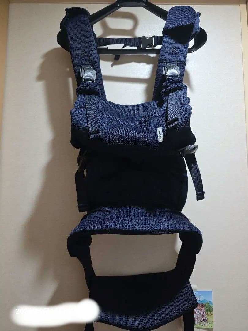 Aprica ネイビー 抱っこ紐 ラクリス