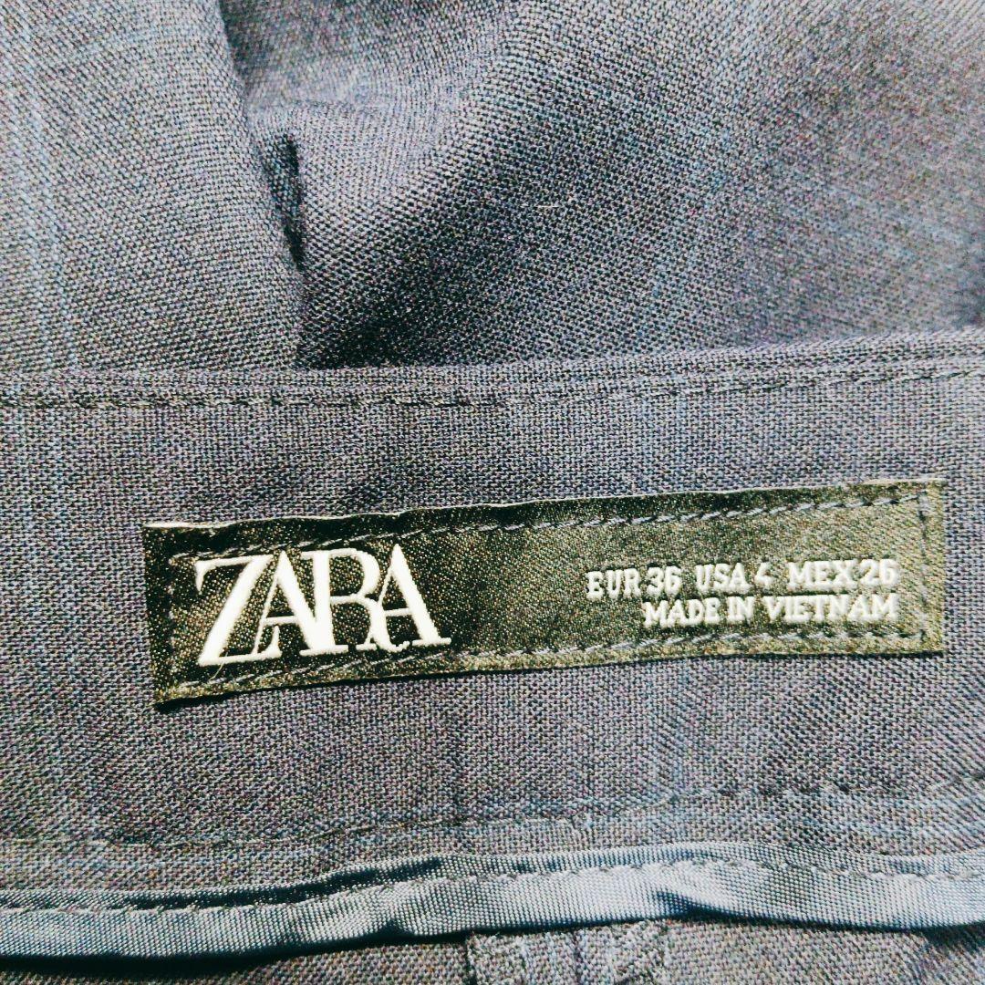 ZARA ザラ レディースセットアップ パンツスーツ ネイビー ノーカラー М