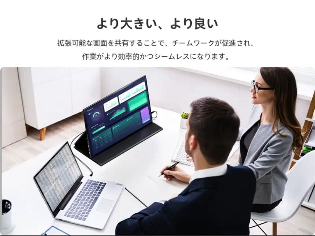 Ingnok18.5インチポータブルモニターFHD モバイルモニター 新品未使用