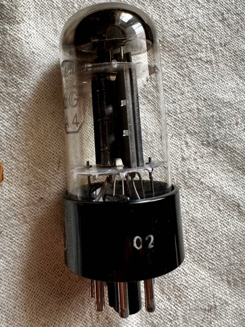 真空管 東芝 6GA4 2本セット