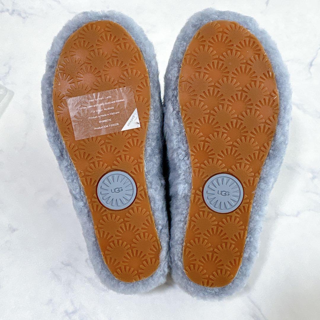 アグ UGG W FLUFF YEAH SLIDE 6 ファー サンダル 36