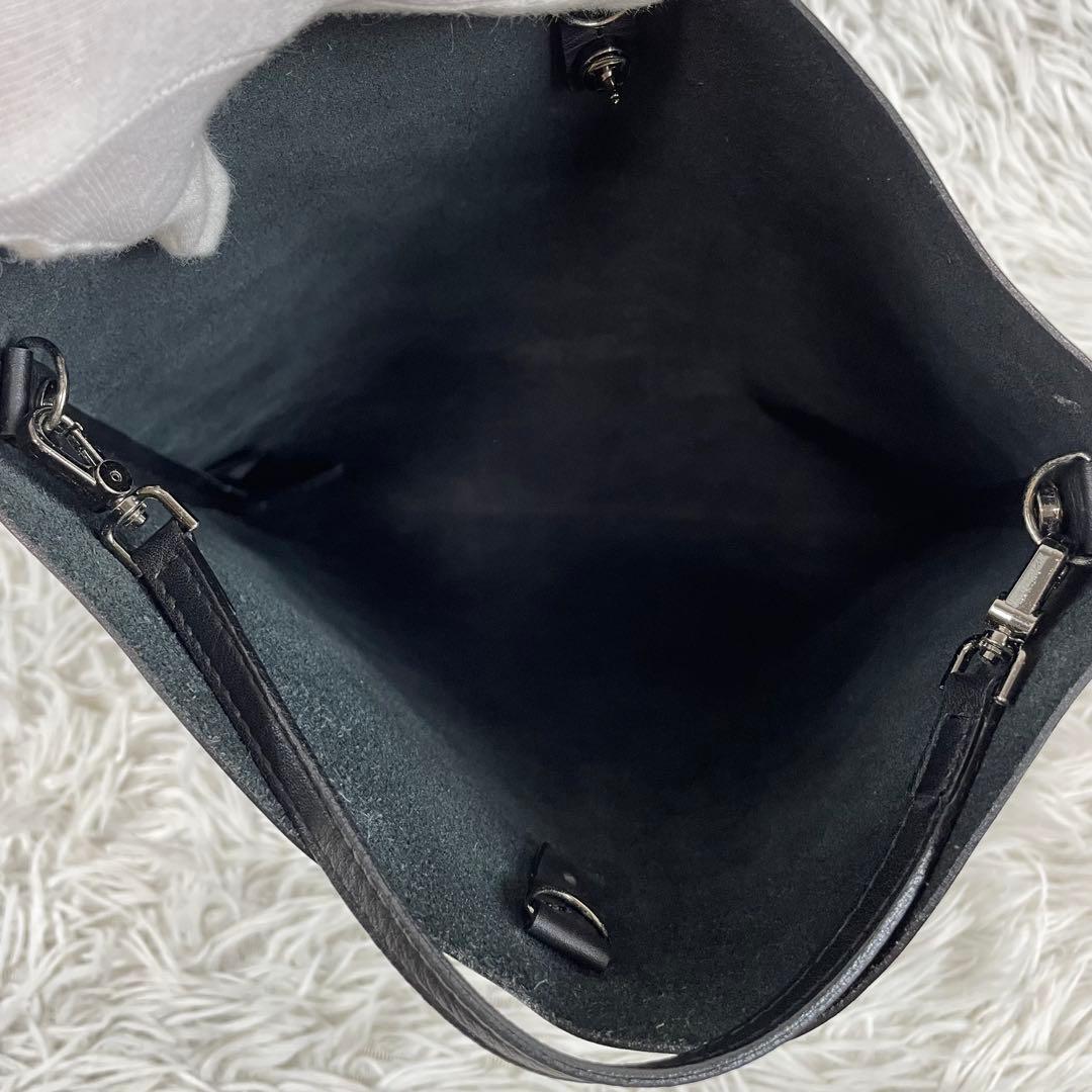 discord Yohji Yamamoto レザー　ハンドバッグ　サコッシュ