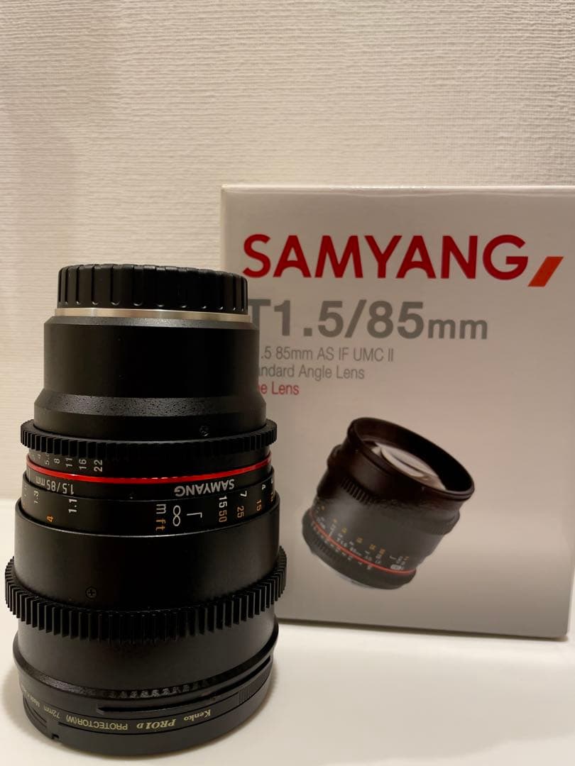 【美品】SAMYANG T1.5/85mmフジフイルム Xマウント 単焦点レンズ