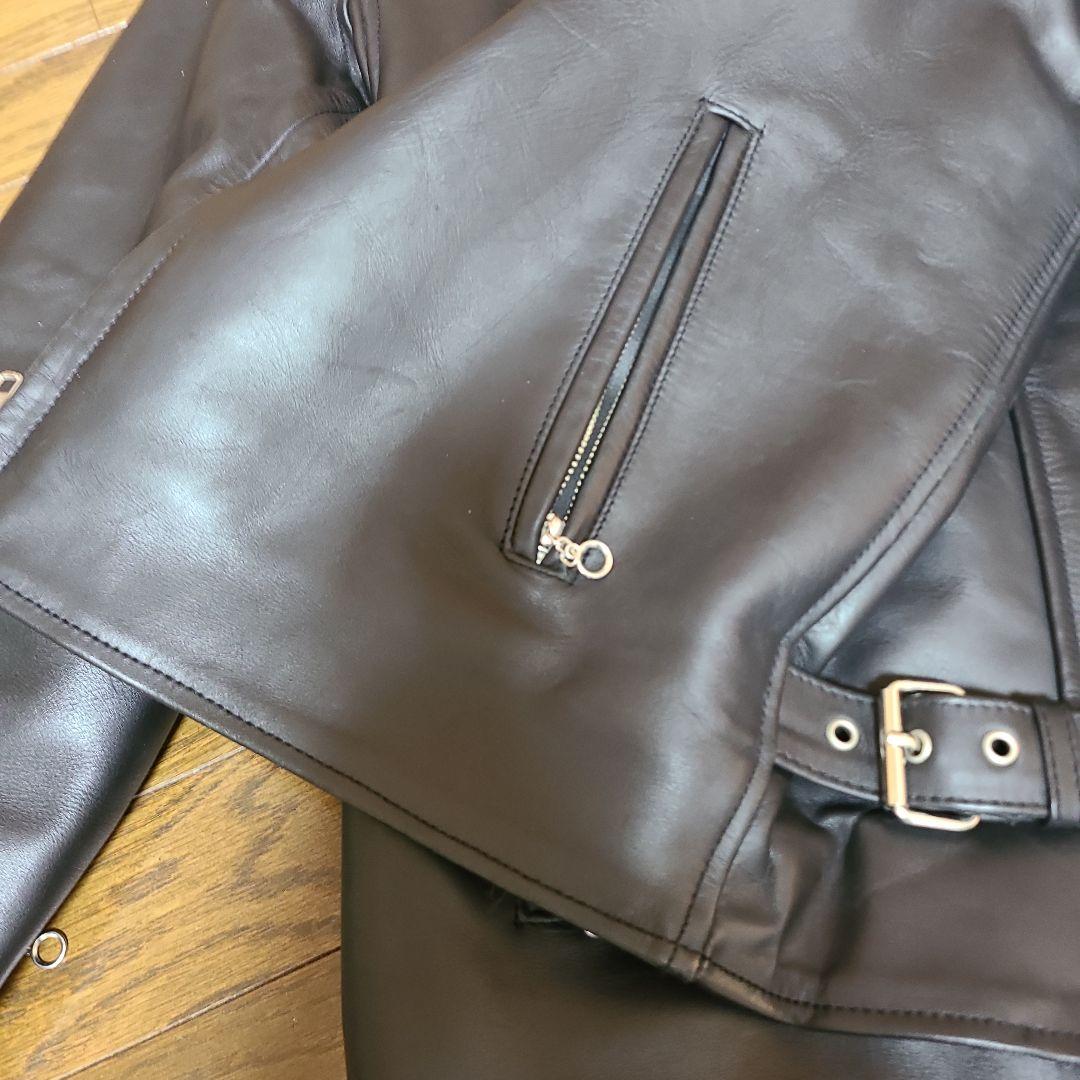 カドヤ　シングルライダースジャケット3L