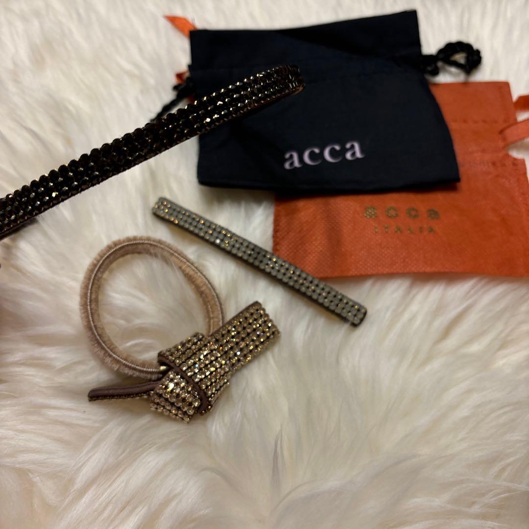 ⭐︎acca⭐︎カチューシャ・リボンゴム・バレッタ3点