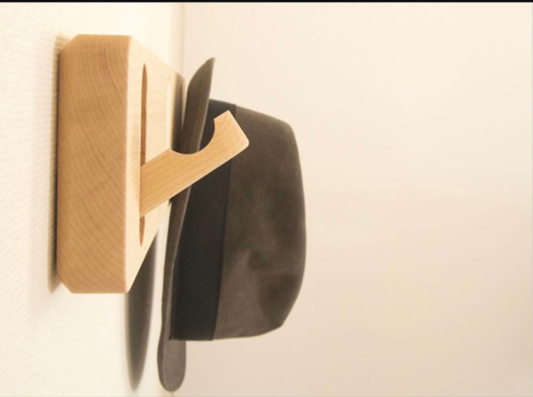 新品未使用　cosine コサイン/ウォールフック　天然木家具　タモ材