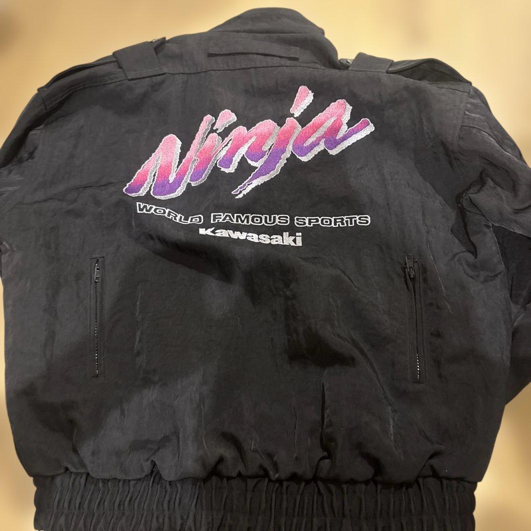 す*ん様 激レア　Kawasaki Ninja ジャケット ブラック　日本製