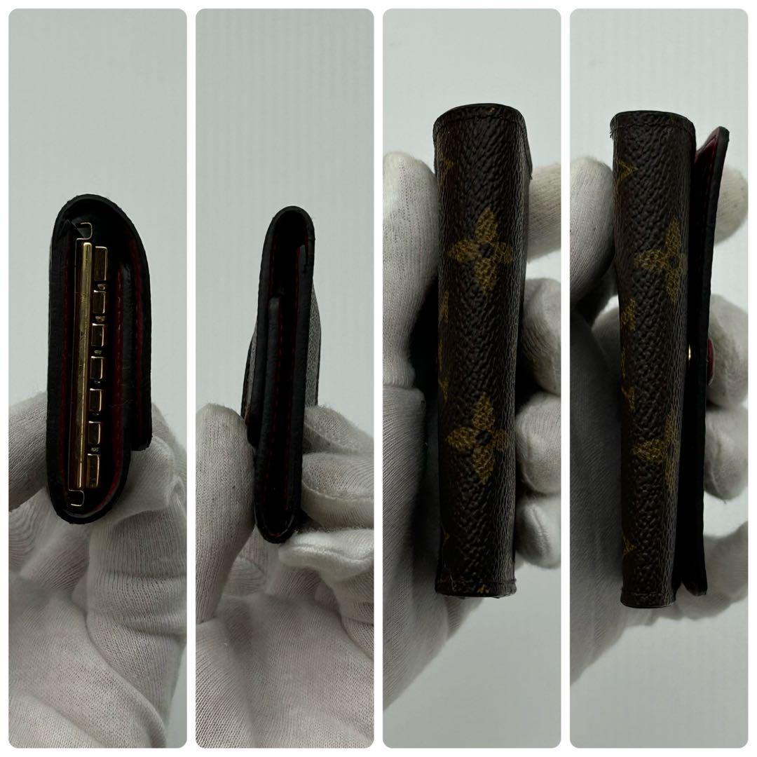 【美品】 ルイヴィトン ミュルティクレ6 フューシャ モノグラム キーケース