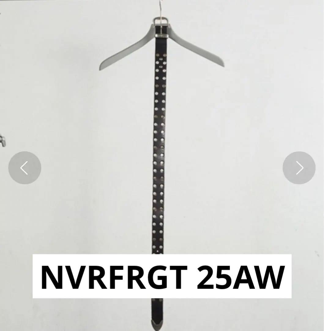 定価41800円/NVRFRGT 4c STUDDED LEATHER BELT