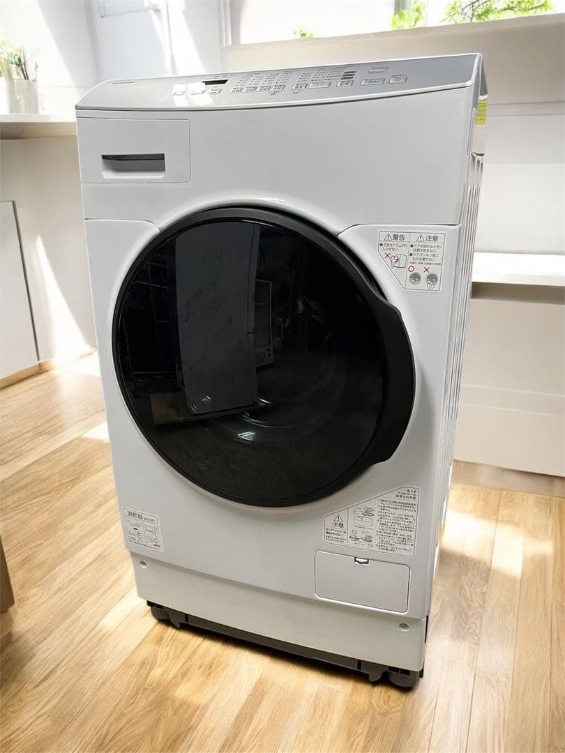 アイリスオーヤマ ドラム式洗濯乾燥機 FLK842-W 2023年製