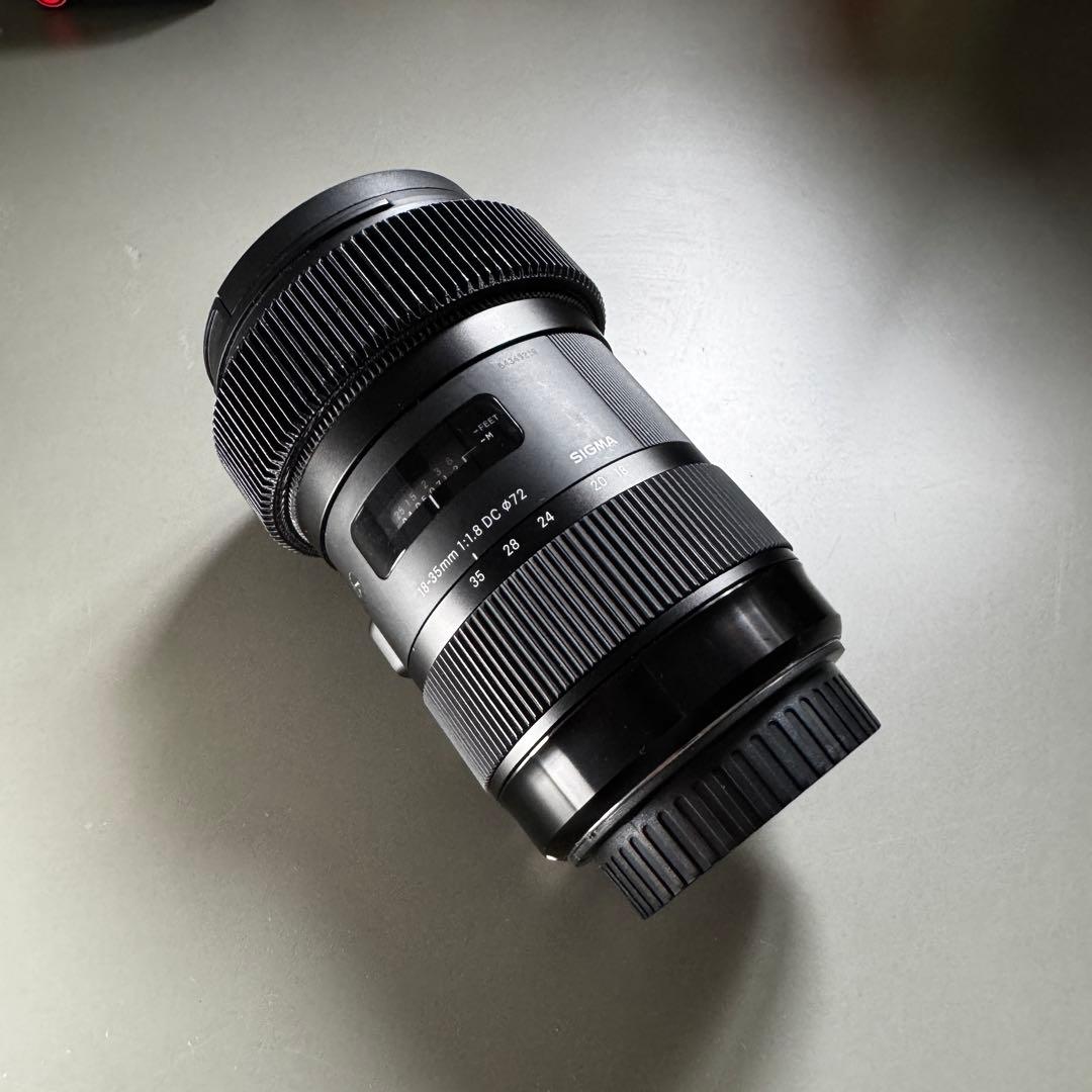 Sigma Art 18-35 1:1.8 DC ズームレンズEFマウント完動品