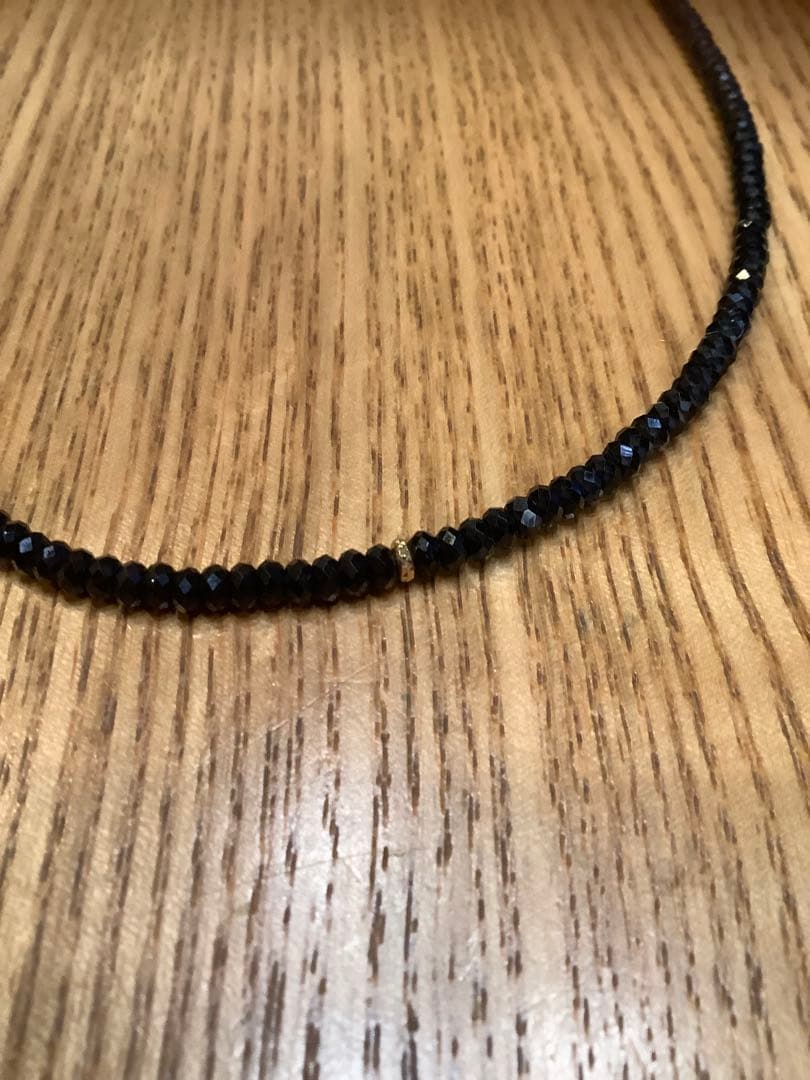 ファイテンブラックスピネルネックレス