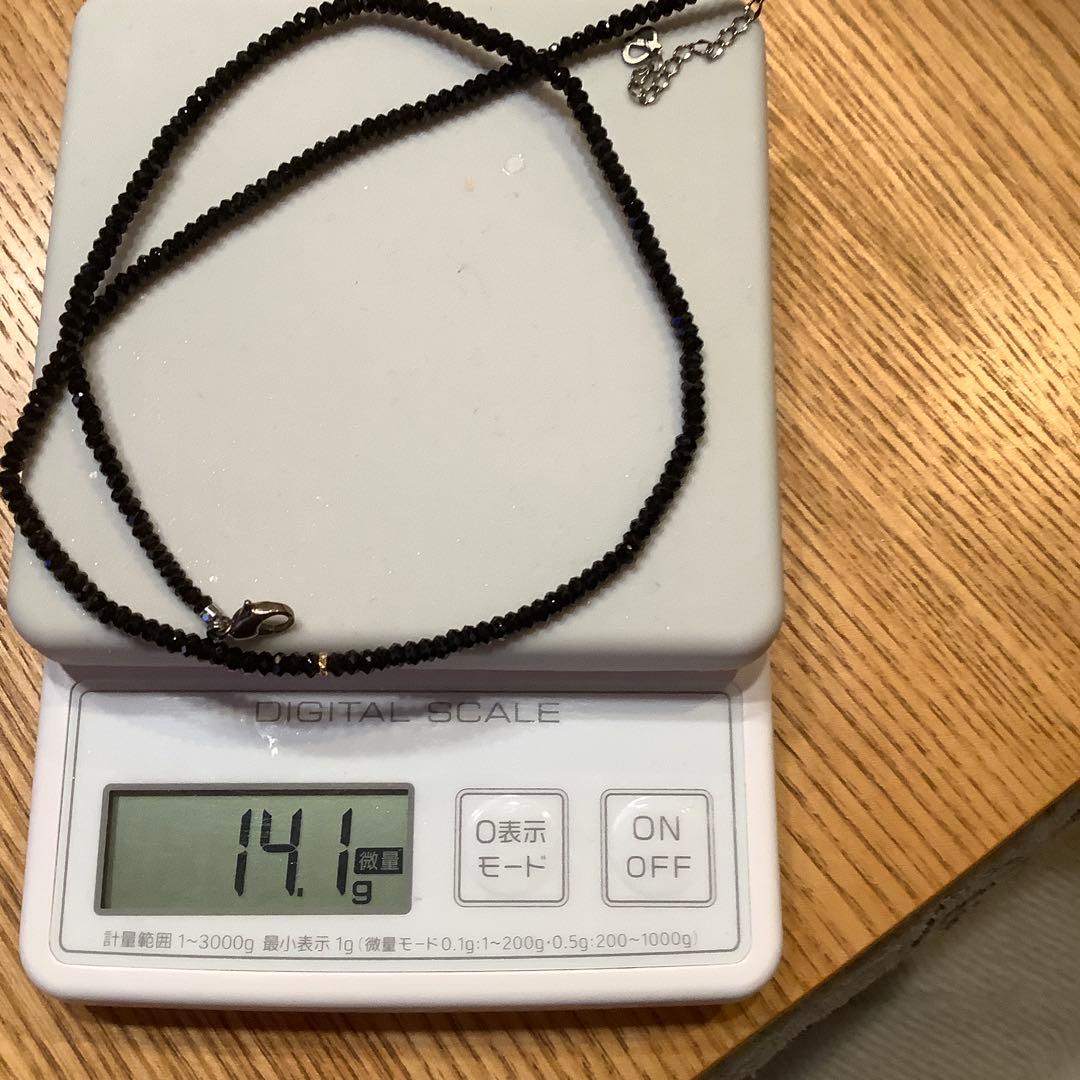 ファイテンブラックスピネルネックレス