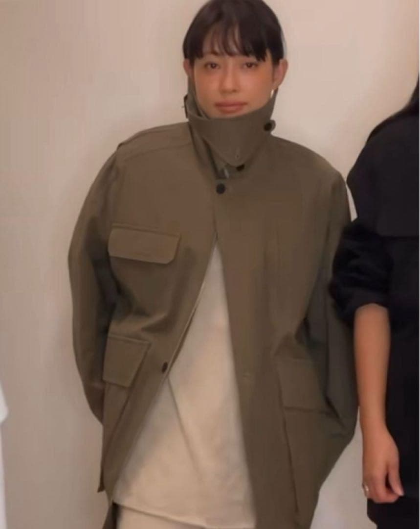 ETRE TOKYO エトレ 新品タグ付 ハイカウントミリタリーコート カーキ