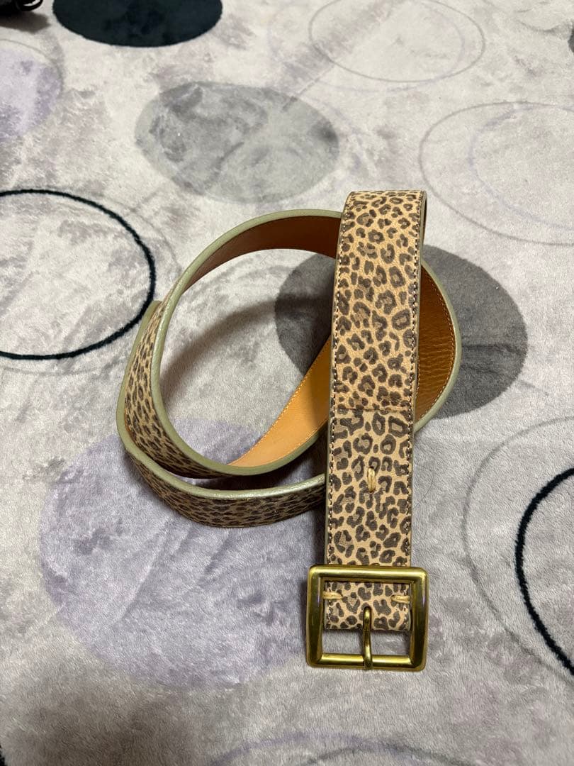 visvim leopardベルト サイズ36