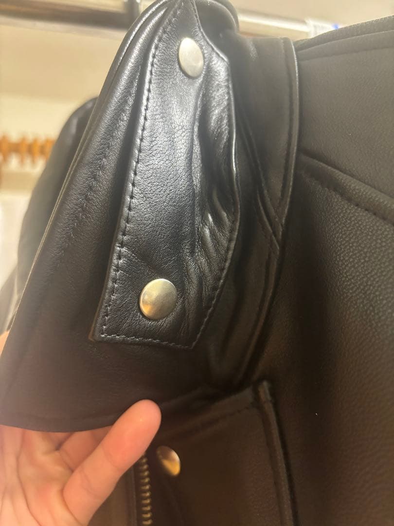 【UNIVERSAL PRODUCTS】レザーブルゾン【241-60401】