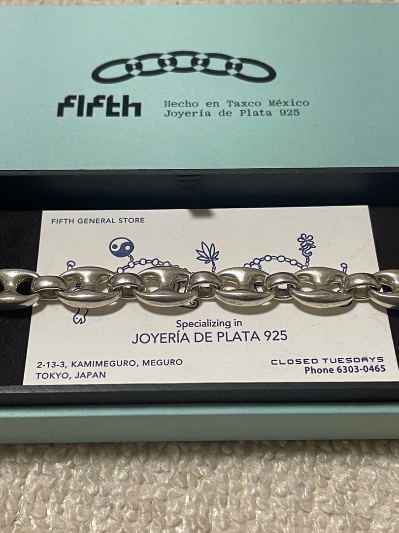 FIFTH GENERAL STORE シルバー925 チェーンブレスレット