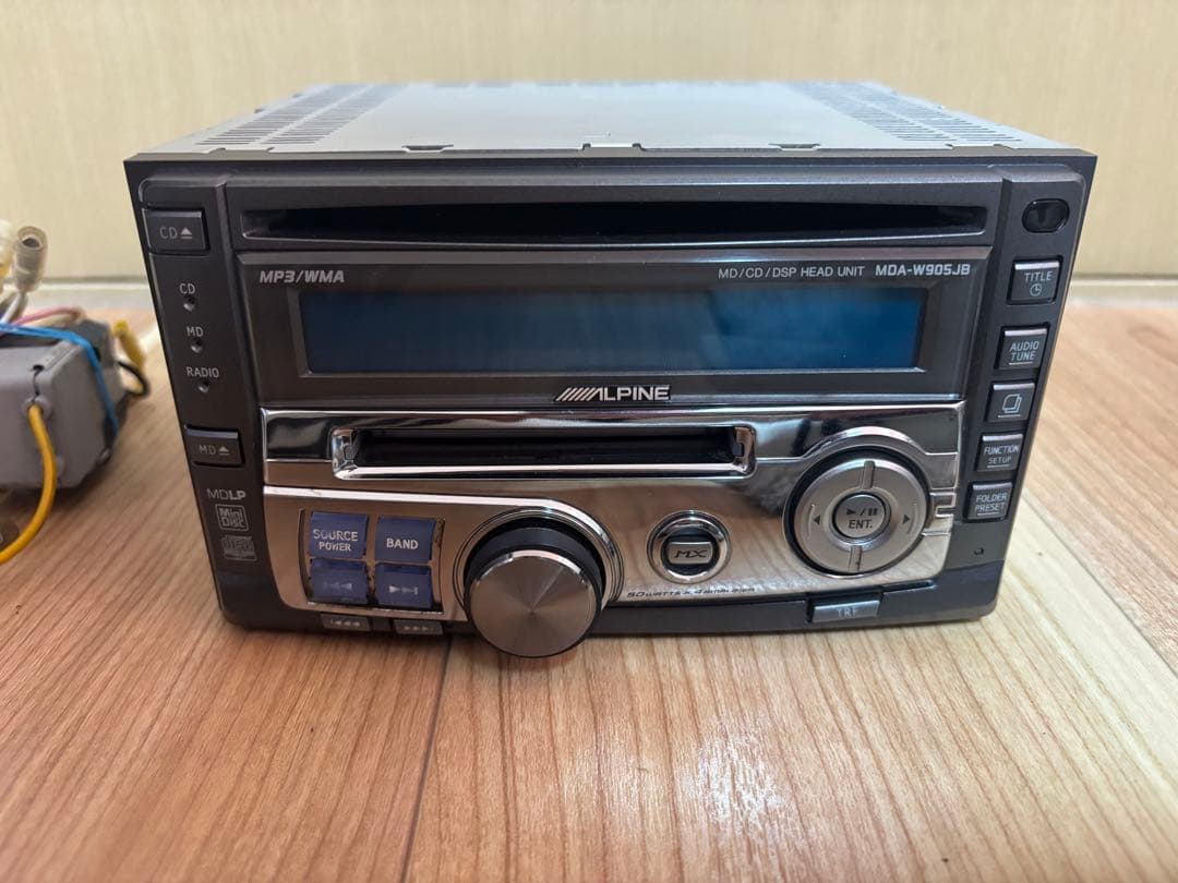 アルパイン　オーディオ　MDA-W905JB CD MD