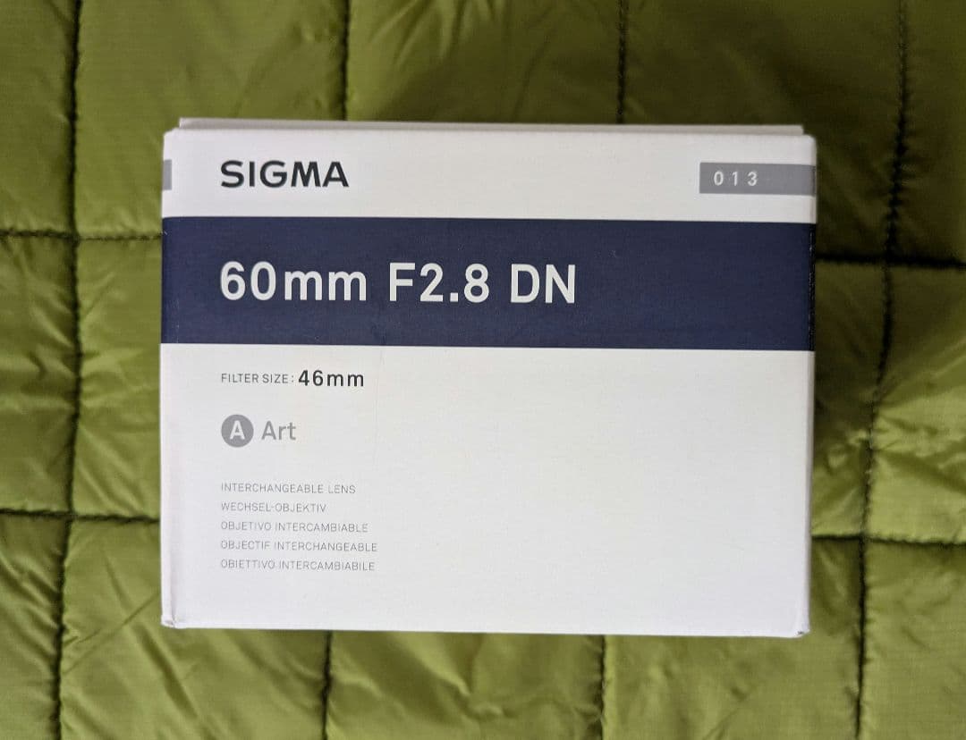 SIGMA 60mm F2.8 DN マイクロフォーカズマウントレンズ