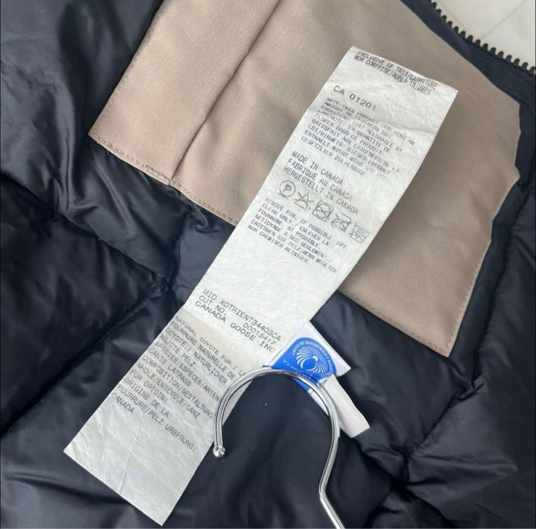 カナダグース ヴィクトリアパーカー コヨーテファー XS