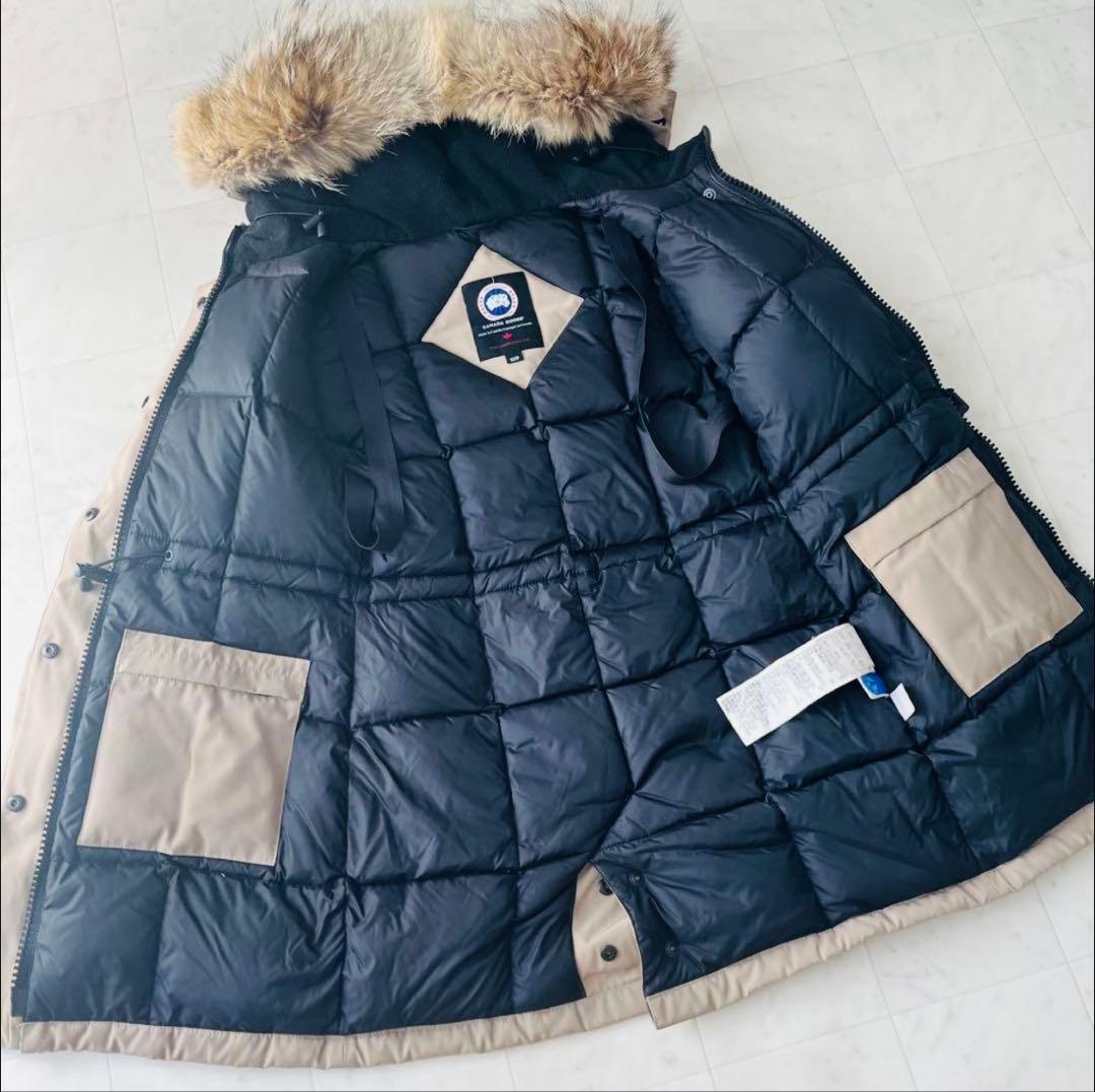 カナダグース ヴィクトリアパーカー コヨーテファー XS