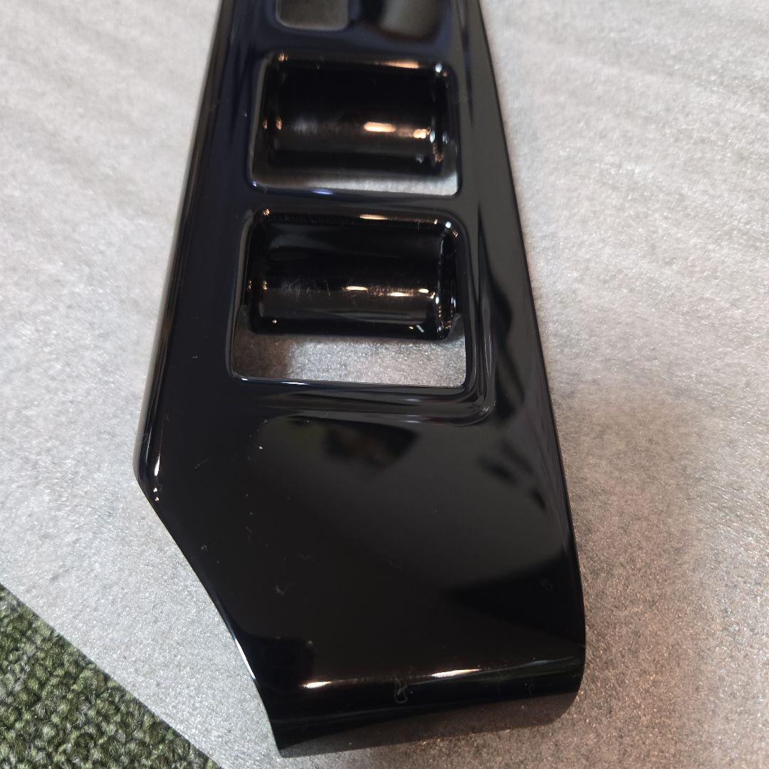 後期型デリカD5 インテリアパネルセット　ピアノブラック