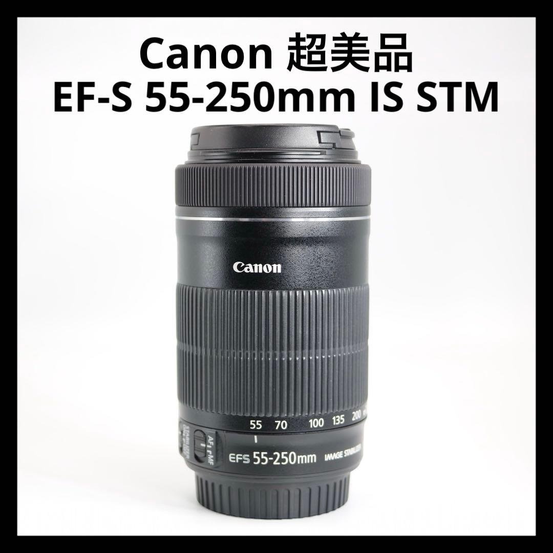 超美品 【Canon EF-S 55-250mm IS STM】 望遠レンズ