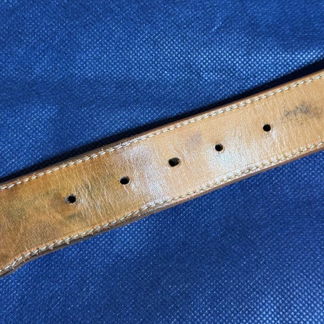 FUNNY 窪田クラフト ベルト 34インチ ハーマンオーク ターコイズクボタ