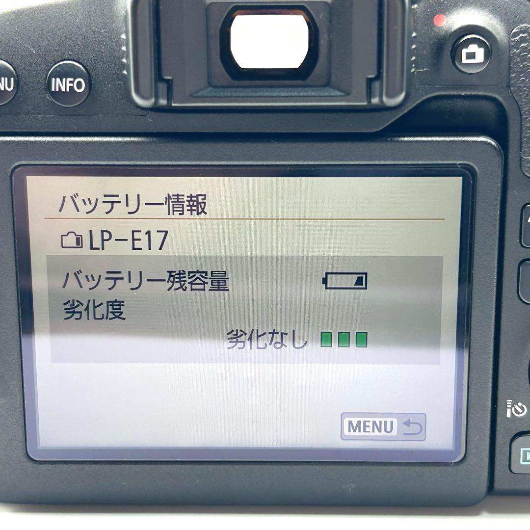 【美品✨】一眼レフ　CANNON EOS Kiss X9i ダブルレンズセット