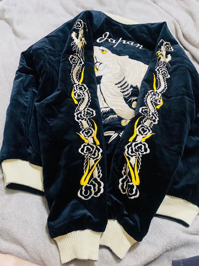 美品 テーラー東洋 ２面用 別珍 虎 龍 日本限定 スカジャン Unisex