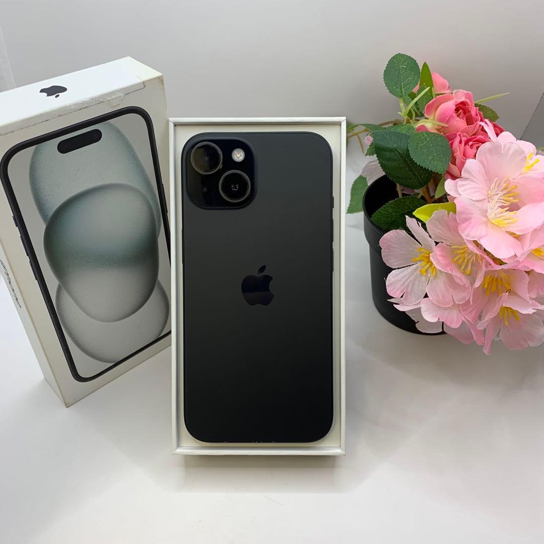 中古iPhone 15 128GB ブラック国内版SIMフリー
